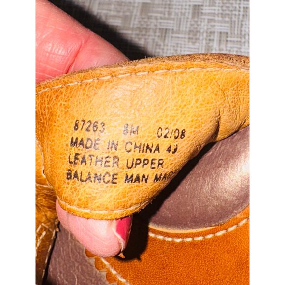 Clarks Artisan Collection Leather Wedge Sandal Studded Braided Trim Boho Cottage - Picture 5 of 10